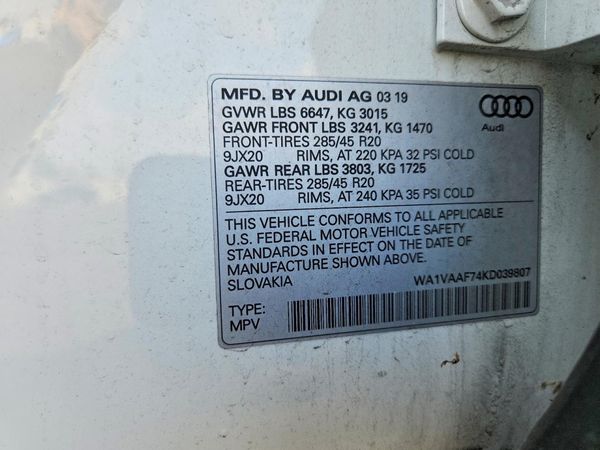 2019 AUDI Q7