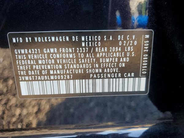 2020 VOLKSWAGEN GTI