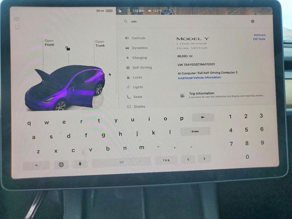 2022 TESLA MODEL Y