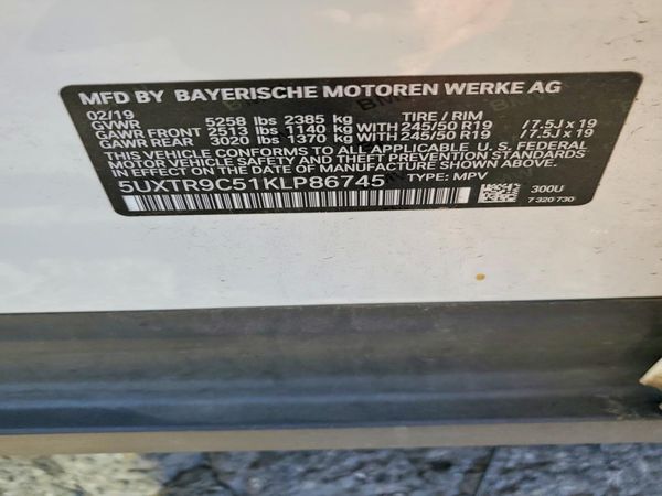 2019 BMW X3