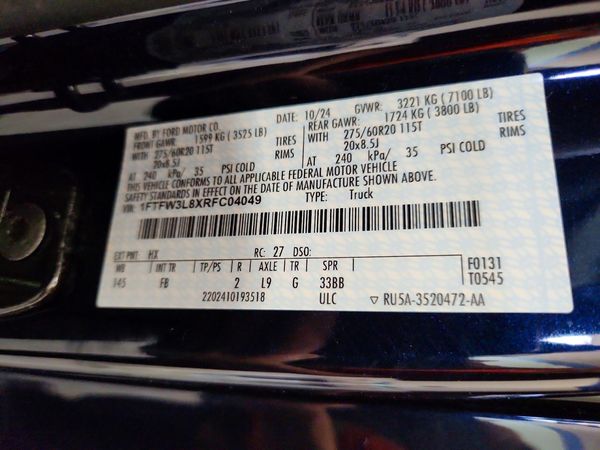 2024 FORD F150