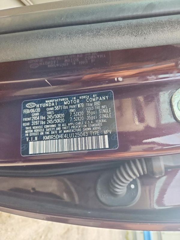 2020 HYUNDAI PALISADE