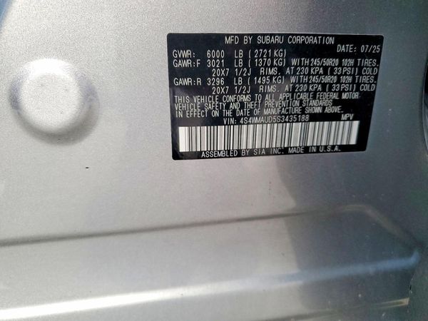 2025 SUBARU ASCENT