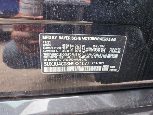 2022 BMW X5