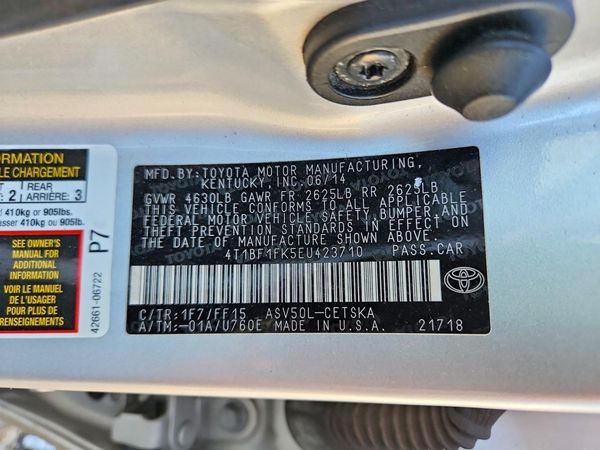 2014 TOYOTA CAMRY