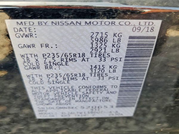 2019 INFINITI QX60