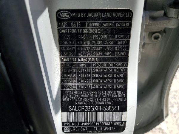 2017 LAND ROVER DISCOVERY SPORT HSE