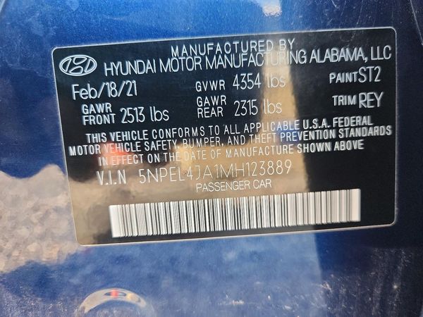 2021 HYUNDAI SONATA