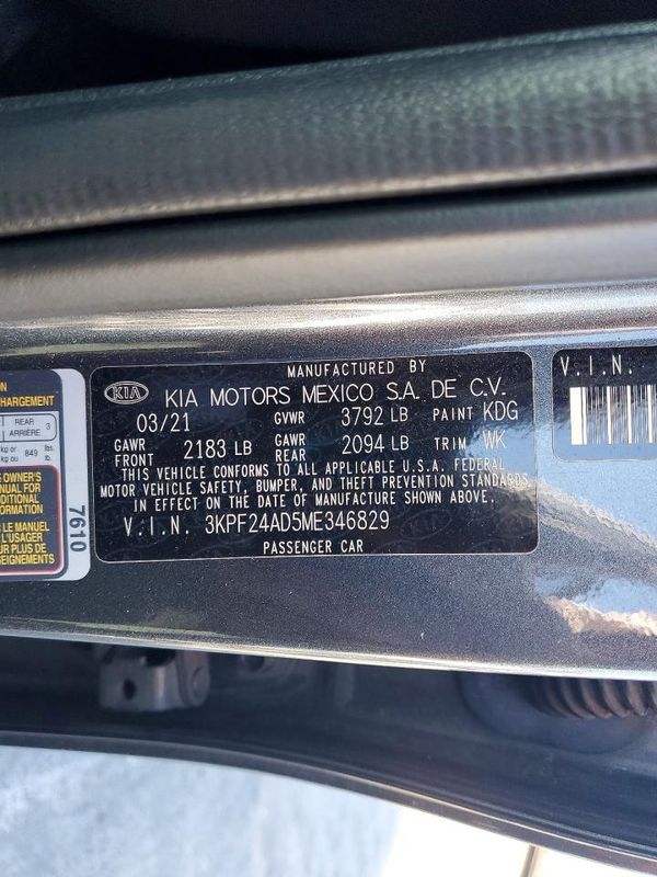 2021 KIA FORTE