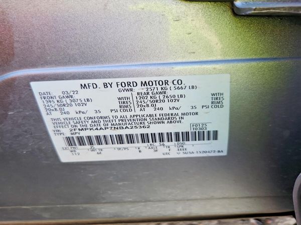 2022 FORD EDGE