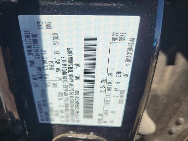 2021 FORD F150