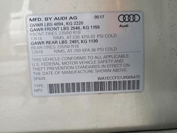 2018 AUDI Q3