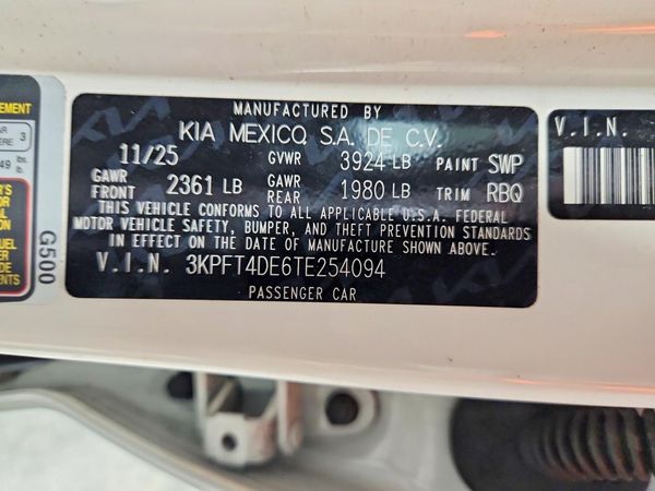 2026 KIA K4 LX, LXS
