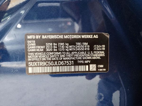 2018 BMW X3