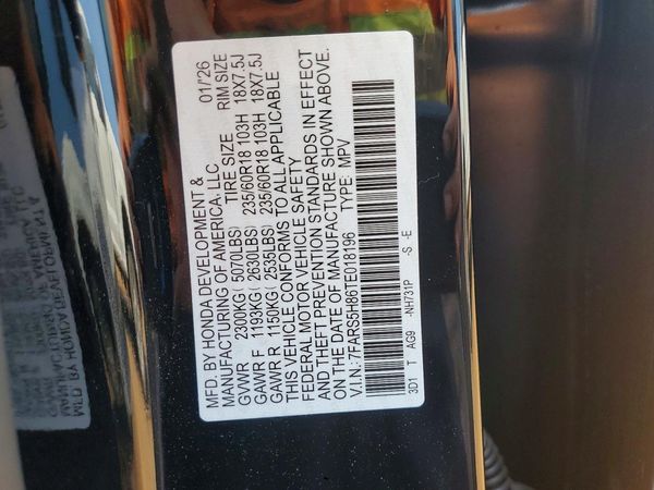 2026 HONDA CR-V