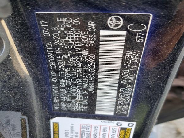 2018 TOYOTA CAMRY
