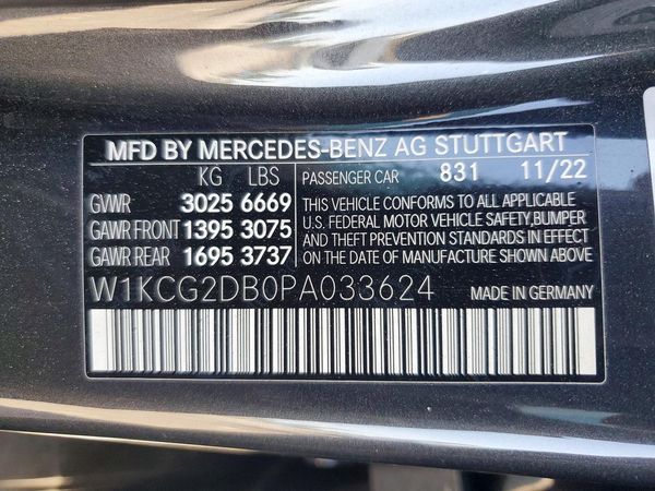 2023 MERCEDES-BENZ EQS SEDAN