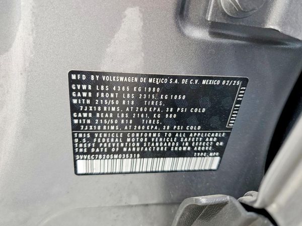 2025 VOLKSWAGEN TAOS