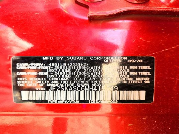 2021 SUBARU FORESTER Limited