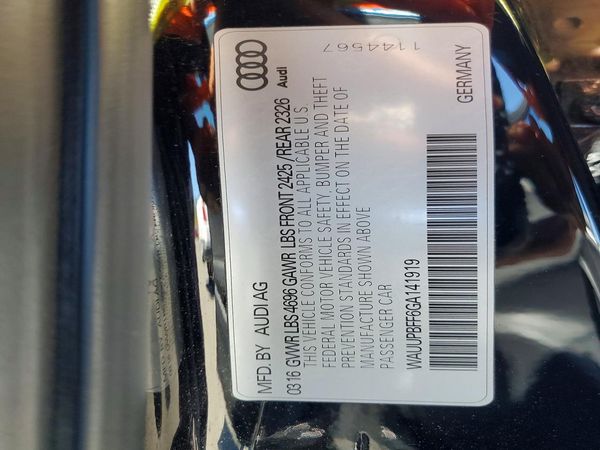 2016 AUDI A3