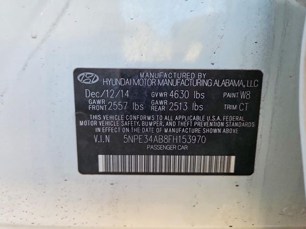 2015 HYUNDAI SONATA