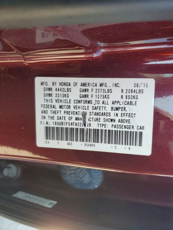2015 ACURA TLX TECH