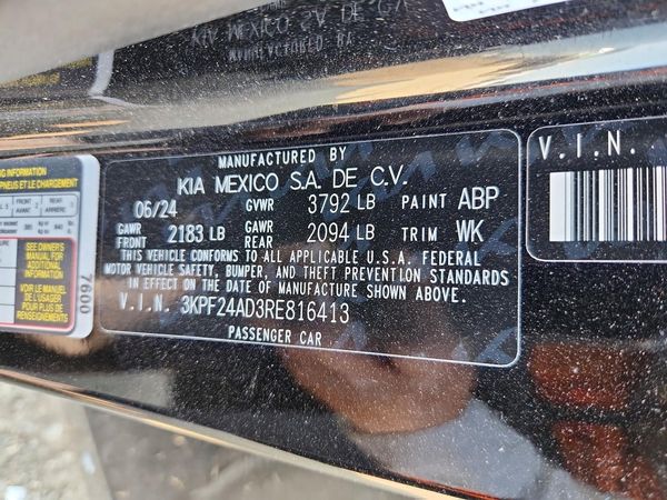2024 KIA FORTE LX, LXS