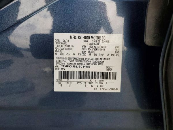 2018 FORD EDGE