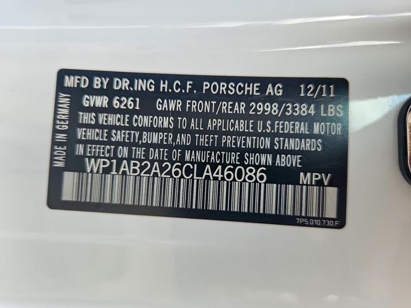 2012 PORSCHE CAYENNE S