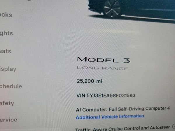 2025 TESLA MODEL 3