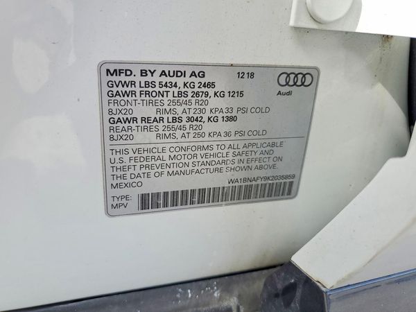 2019 AUDI Q5