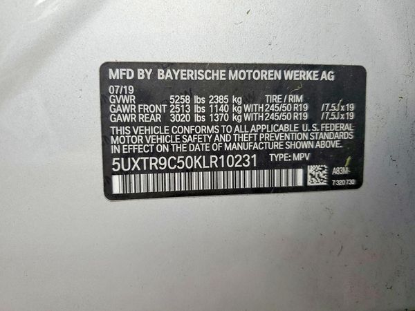 2019 BMW X3 xDrive30i