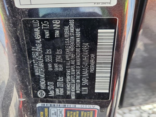 2021 HYUNDAI ELANTRA