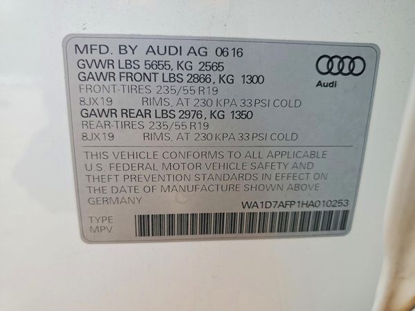 2017 AUDI Q5
