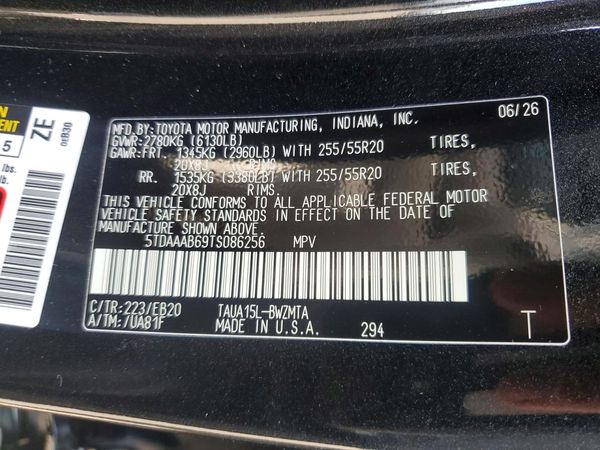 2026 LEXUS TX350 350 — VINS