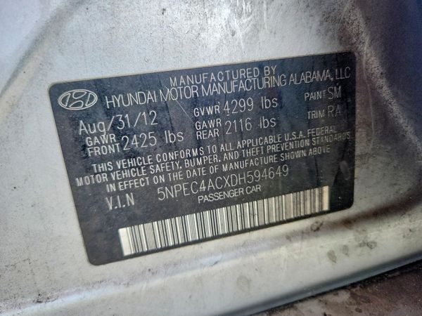 2013 HYUNDAI SONATA
