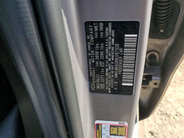 2022 HYUNDAI ELANTRA SEL