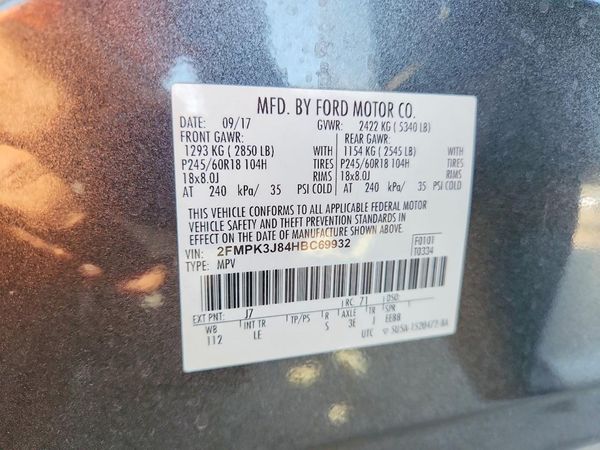 2017 FORD EDGE SEL