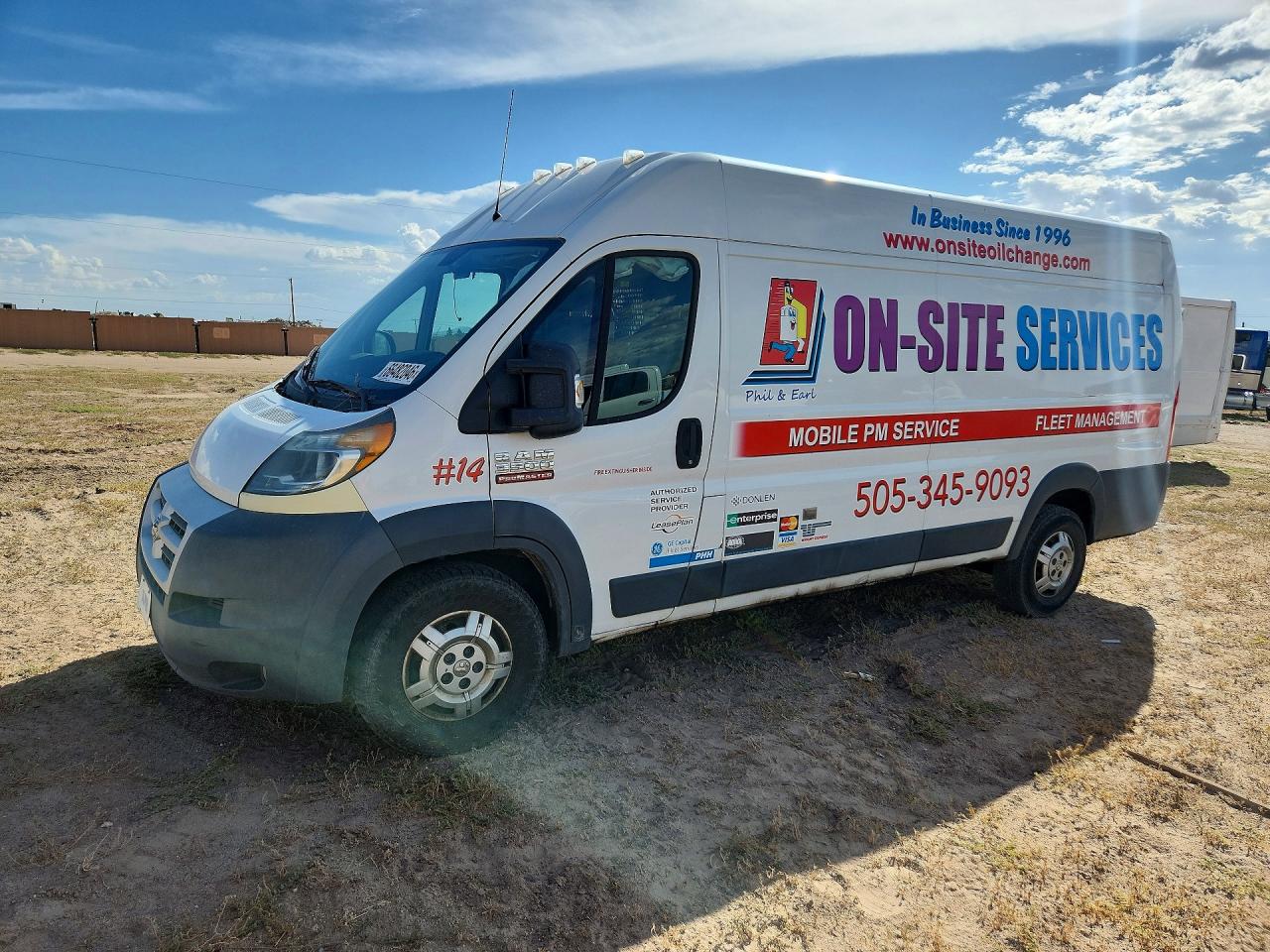 2014 RAM PROMASTER 3500