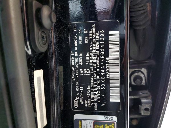 2014 KIA OPTIMA 2.4 EX STD/Premium /Tech