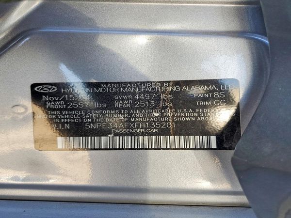 2015 HYUNDAI SONATA