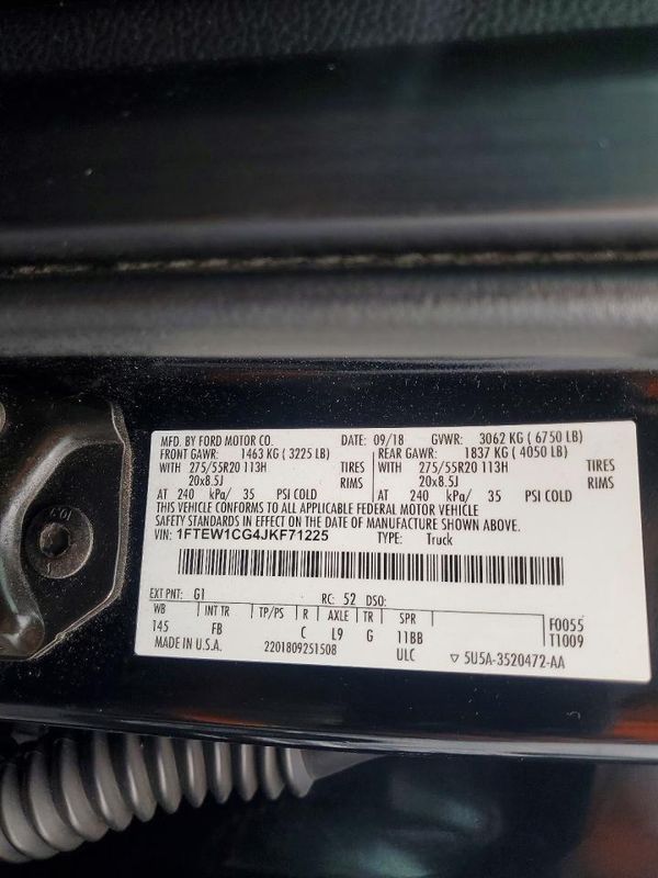 2018 FORD F150