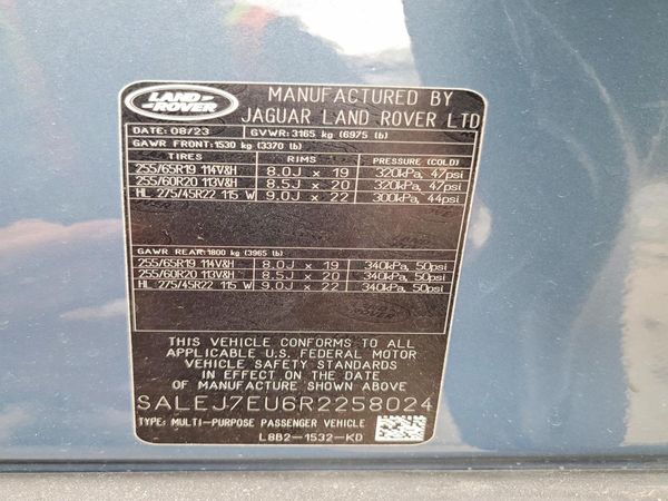 2024 LAND ROVER DEFENDER 110 S — VINS