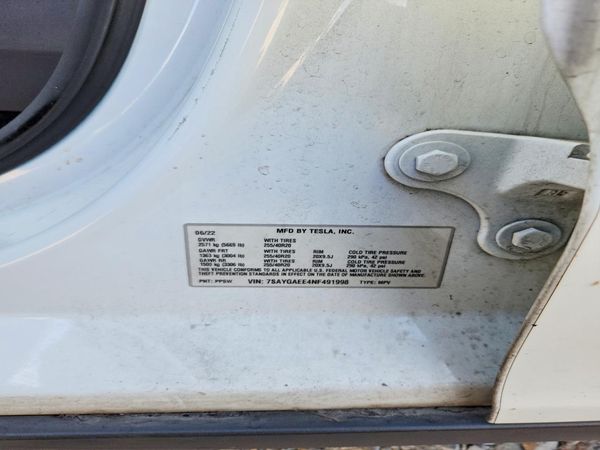 2022 TESLA MODEL Y