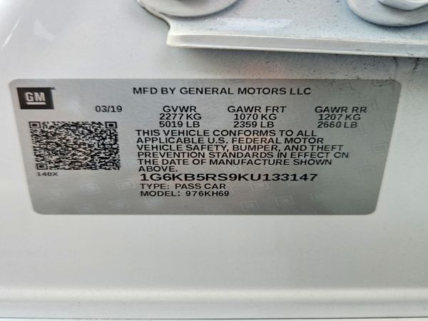 2019 CADILLAC CT6
