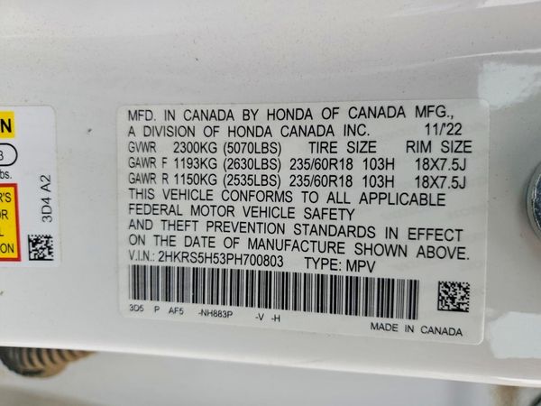 2023 HONDA CRV Sport