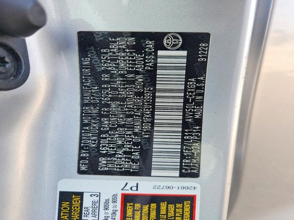 2014 TOYOTA CAMRY Hybrid