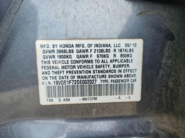 2013 ACURA ILX 20 TECH