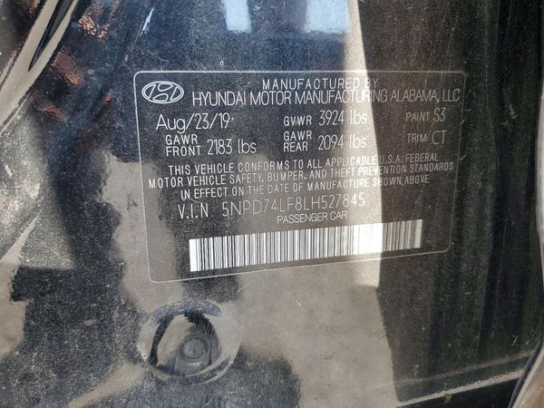 2020 HYUNDAI ELANTRA SE