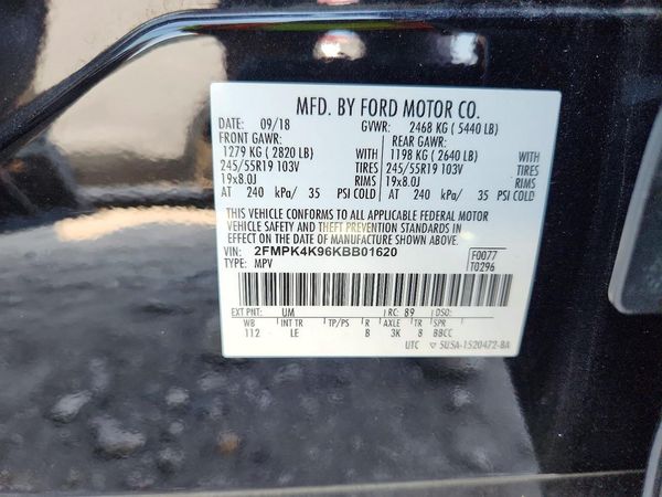 2019 FORD EDGE Titanium